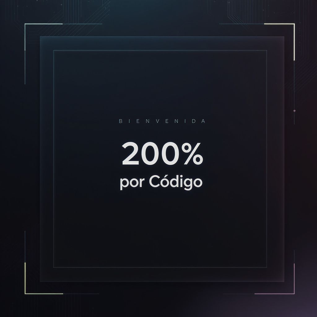 Bienvenida 200% por código